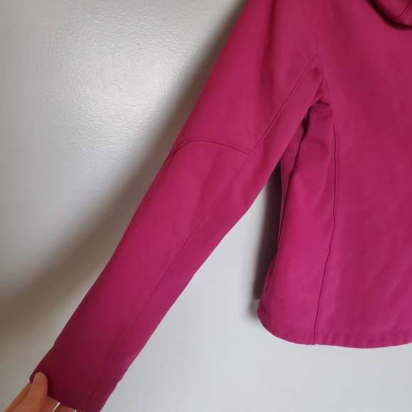Kirkland Signature Womens Pink Softshell Hooded Jacket Coat - Small - Picture 8 of 16